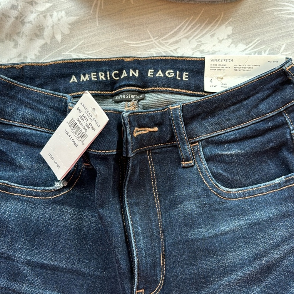 American Eagle Super Stretch Hi-Rise Jegging Size 4 (27W) Long